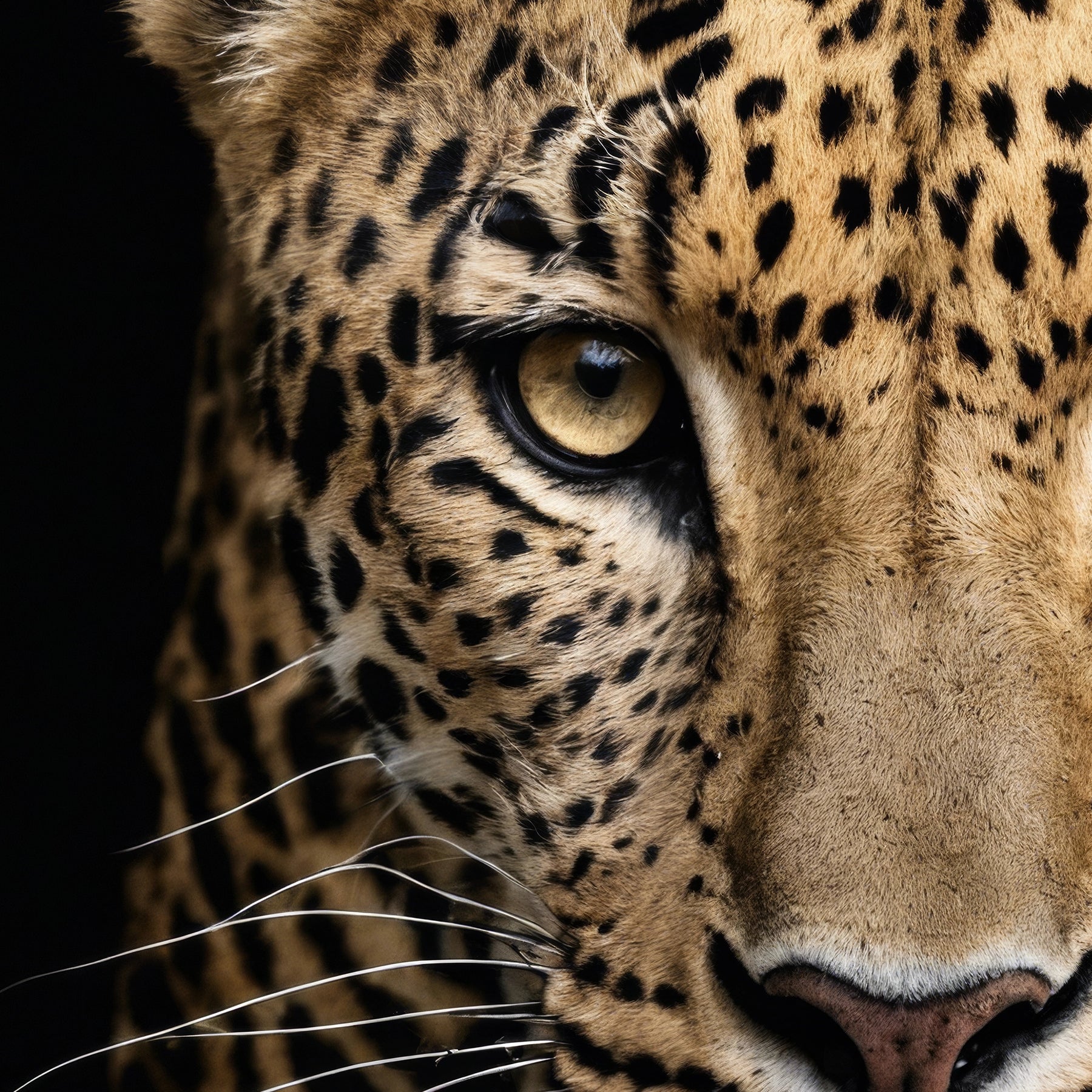 #3 Aurora | Leopard Poster - Full Front View | 1 of 1000