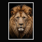 #4 Leonidas | Lion Poster - Portrait Front View | 1 of 1000