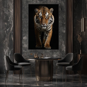 #1 Caesar | Tiger Poster - Full Body Front View | 1 of 1000