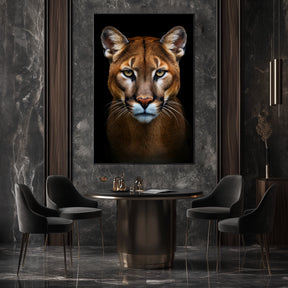 #5 Shadow | Mountain Lion / Cougar Poster - Portrait Front View | 1 of 1000