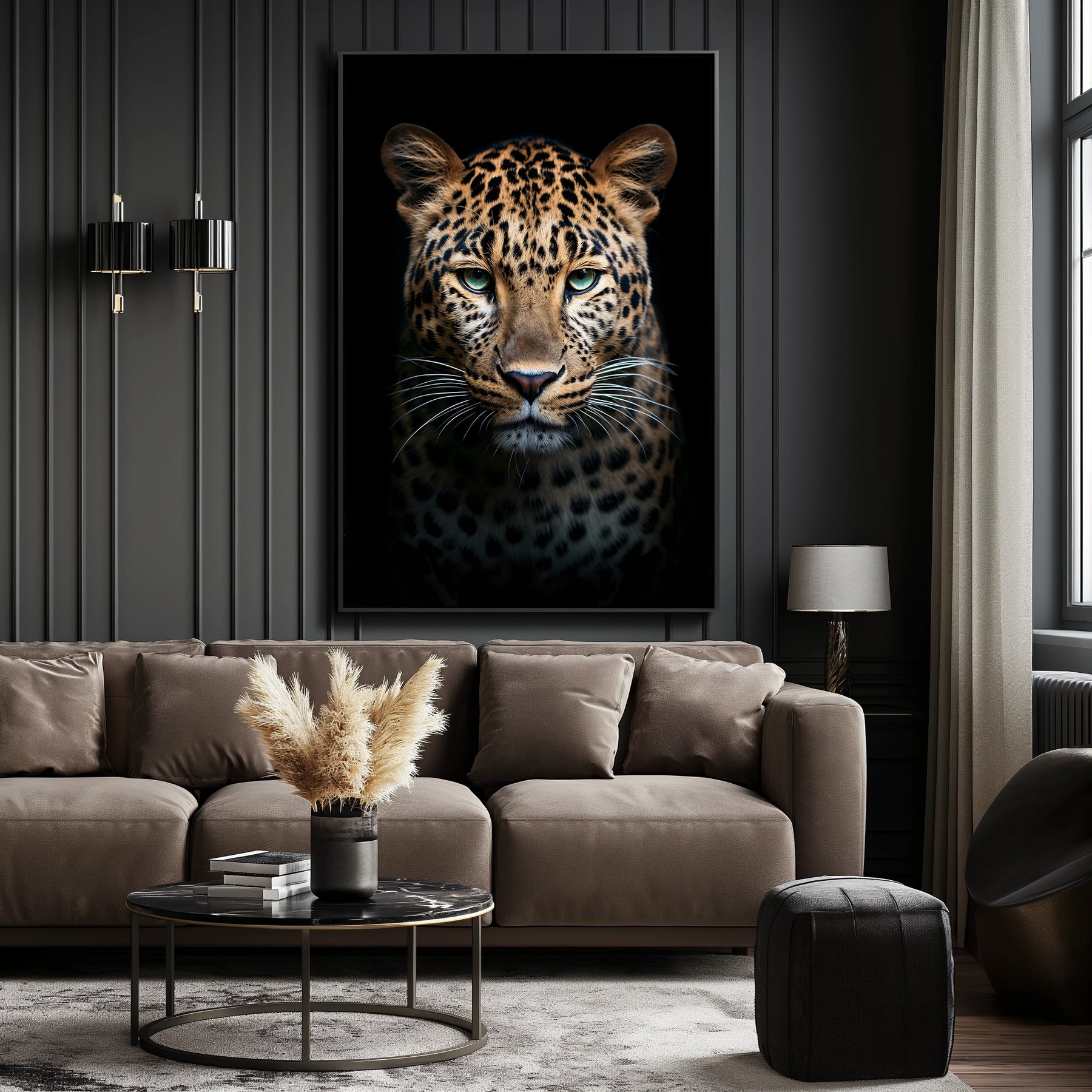 #6 Asani | Leopard Poster - Portrait Front View | 1 of 1000